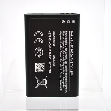 Акумулятор (батарея) для Nokia BL-5C Original 1:1