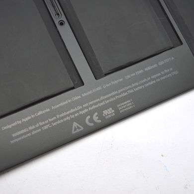 Акумулятор A1406 Apple Macbook Air 11"( 2011-2012 ) A1370/A1465 (7.3V,38Wh, 4680mAh) APN:661-6772 Original/Оригінал