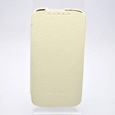 Кожаный чехол флип Melkco Jacka leather case for Lenovo A390 White