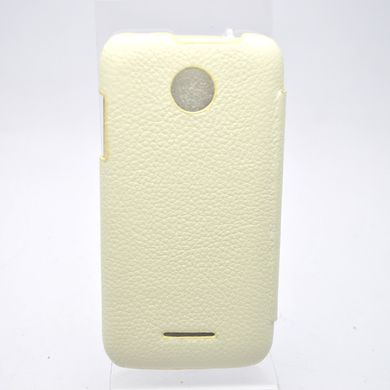 Шкіряний чохол фліп Melkco Jacka leather case for Lenovo A390 White