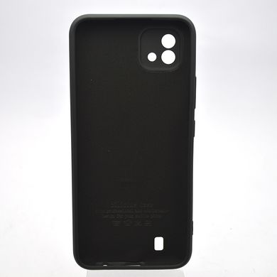 Чехол накладка Silicone Case Full Camera для Realme C11 2021 Black/Черный