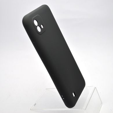 Чехол накладка Silicone Case Full Camera для Realme C11 2021 Black/Черный