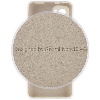 Чохол накладка Silicon Case Full Camera для Xiaomi Redmi Note 10/Redmi Note 10S White