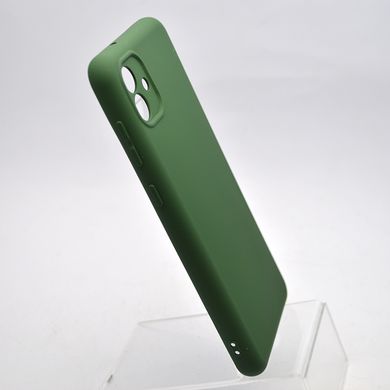 Силиконовый чехол накладка Silicon Case Full Camera Lakshmi для Samsung A045 Galaxy A04 Dark Green/Темно-зеленый
