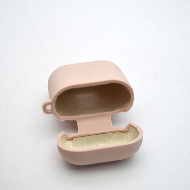 Чехол Silicon Case с микрофиброй для AirPods 1/2 Pink Sand