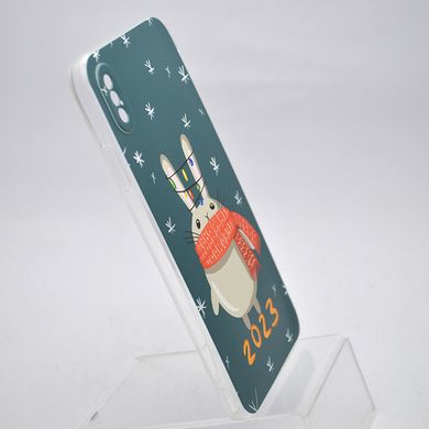 Чохол з новорічним принтом TPU Print Its для iPhone Xs Max New Year's Rabbit