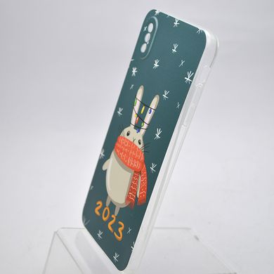 Чехол с новогодним принтом TPU Print Its для iPhone Xs Max New Year's Rabbit
