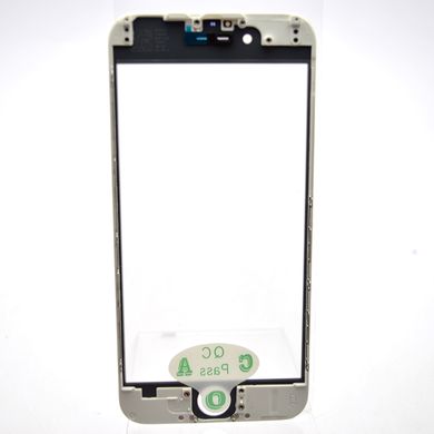 Стекло LCD iPhone 6 с рамкой White HC