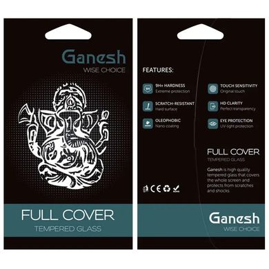 Защитное стекло Ganesh для iPhone 14 Pro Max/15 Plus Black