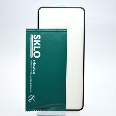 Защитное стекло SKLO 3D для Samsung A71/Note 10 Lite/M51/M52/M62/Infinix Smart 8 Черная рамка