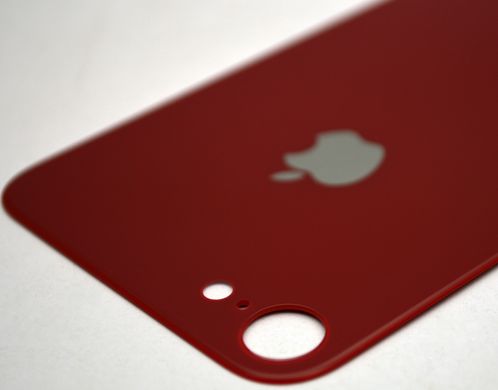 Задня кришка Apple iPhone 8 Red HC (з великим отвором під камеру)