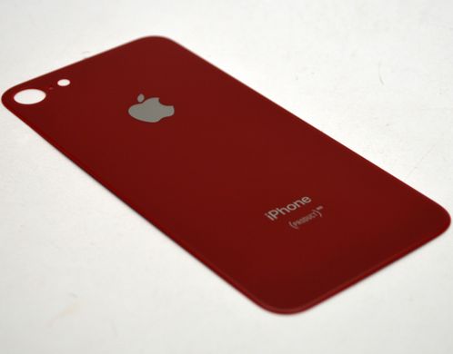 Задня кришка Apple iPhone 8 Red HC (з великим отвором під камеру)