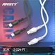 Кабель ANSTY Z-024-PT Type-C to Type-C 20W 5A 1M Черный