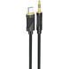 Кабель AUX Hoco UPA30 Type-c to 3.5mm (P) 1M Black (Черный)