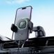 Автодержатель с беспроводной зарядкой Hoco HW32 Crown 15W Wireless Fast Charging Black