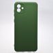 Силіконовий чохол накладка Silicon Case Full Camera Lakshmi для Samsung A045 Galaxy A04 Dark Green/Темно-зеленый