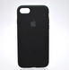 Чехол накладка Silicon Case Full Cover для Apple iPhone 7/iPhone 8/iPhone SE2 2020 Black