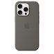 Чехол накладка Silicon Case с MagSafe Splash Screen для Apple iPhone 16 Pro Stone Grey (Серый)