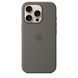 Чехол накладка Silicon Case с MagSafe Splash Screen для Apple iPhone 16 Pro Stone Grey (Серый)