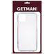 Силіконовий прозорий чохол накладка TPU Getman для iPhone 12 Pro Max Transparent/Прозорий