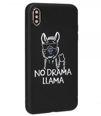 Чохол з принтом (написом) Viva Print TPU Case для iPhone XS Max (24) (no drama llama)