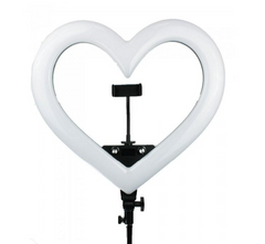 RGB Led Heart Design лампа 48см с держателем для телефона