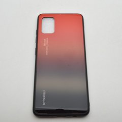 Скляний чохол Gradient Glass Case для Samsung Galaxy A51 (A515) Red-Black