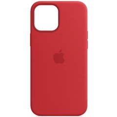 Чохол накладка Silicone Case Full Cover with MagSafe для iPhone 13 Pro Max Red Original(червоний)