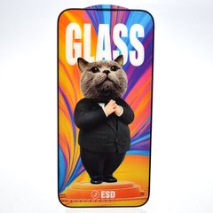 Защитное стекло Mr.Cat Anti-Static для iPhone 14 Pro Max/15 Plus Black
