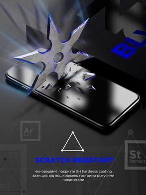 Защитное стекло ArmorStandart Black Icon 3D для iPhone 14 Pro/iPhone 15 Black