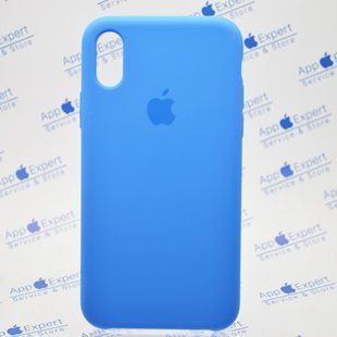 Чохол накладка Silicon Case для iPhone X / iPhone XS 5,8" New lake blue