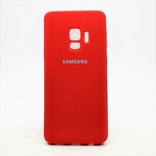 Чехол накладка New Silicon Cover for Samsung G960 Galaxy S9 Red Copy