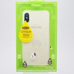 Силіконовий чохол QU special design для iPhone X/Xs Прозорий