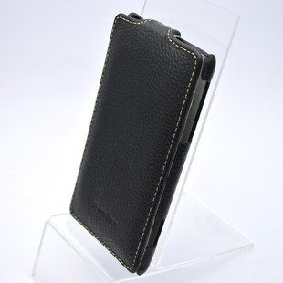 Шкіряний чохол фліп Melkco Jacka leather case for HTC 8S Black