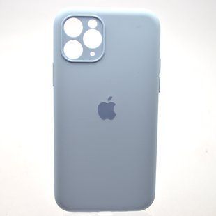 Силіконовий чохол накладка Silicon Case Full Camera для iPhone 11 Pro Max Lilac Purple