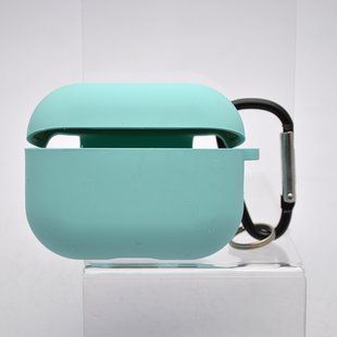 Чехол Silicon Case с микрофиброй для AirPods Pro 2 Mint/Бирюзовый