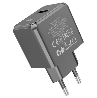 Cетевое зарядное устройство Hoco CS11A 1 USB 2.1A + кабель MicroUSB Black