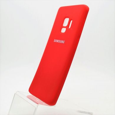 Чехол накладка New Silicon Cover for Samsung G960 Galaxy S9 Red Copy