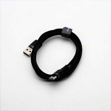 Кабель Baseus cafule Cable USB Type-C 3A 0.5m Gray-Black CATKLF-AG1