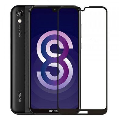 Захисне скло Full Screen Full Glue 2.5D for Huawei Y5 2019 / Honor 8S (0.33mm) Black тех. пакет