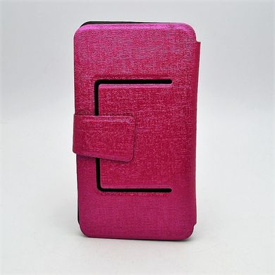 Чехол универсальный для телефона CMA Book Cover 5.5" дюймов Pink (L)