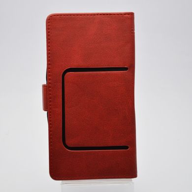 Чехол книжка универсальный Business Oblique line 5,0" Red
