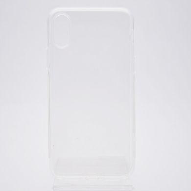 Силиконовый чехол QU special design для iPhone X/Xs Прозрачный