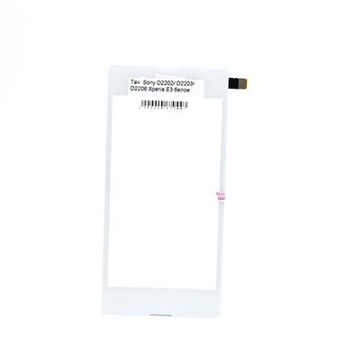 Сенсор (тачскрін) для телефону Sony D2202/D2203/D2206/Xperia E3 White Original TW