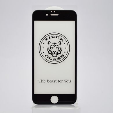 Захисне скло 3D Tiger Glass для iPhone 6/6S (0.3mm) + задня плівка Black