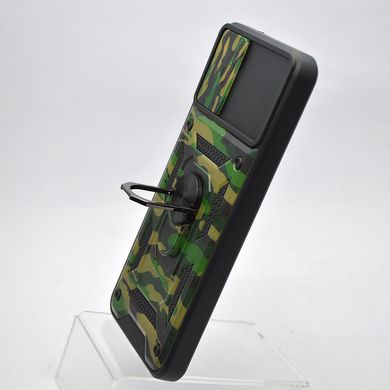 Чехол противоударный Armor Case CamShield для Samsung A045 Galaxy A04 Army Green/Камуфляж зеленый