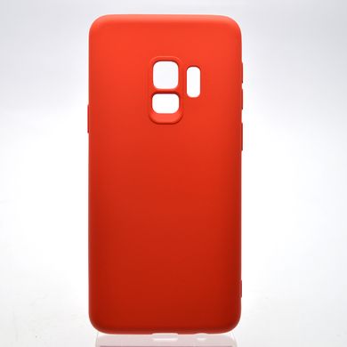 Чохол накладка Silicon Case Full Camera для Samsung G960 Galaxy S9 Red