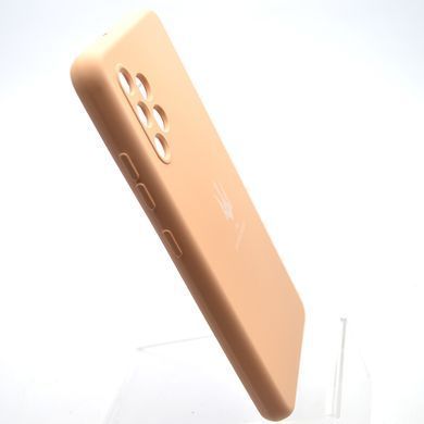Чохол з патріотичним принтом Silicon Case Print Тризуб для Samsung A32 Galaxy A325 Pink Sand
