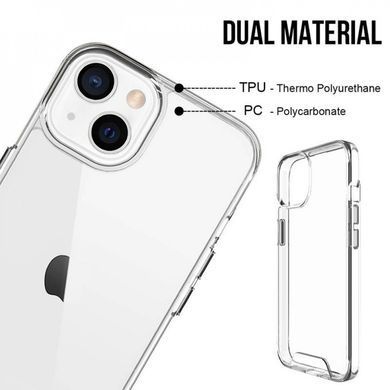 Прозорий чохол накладка Space для Apple iPhone 15 Transparent