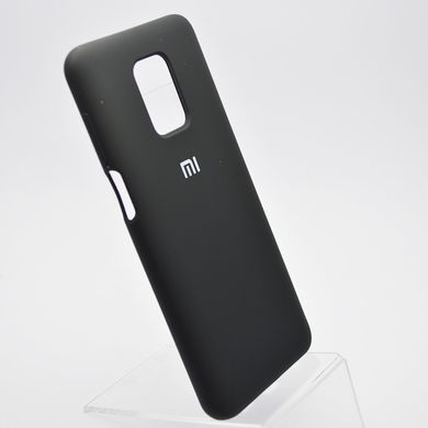Чехол матовый Silicon Case Full Protective для Xiaomi Redmi Note 9S/Redmi Note 9 Pro Black